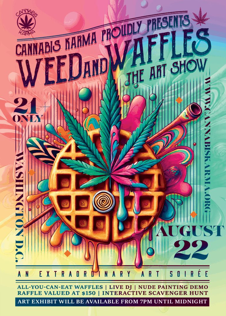 Weed and Waffles 5x7 Flyer 1